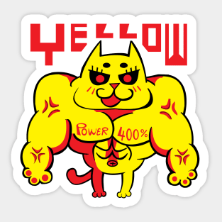 TABCxon #053 Metal Cat Yellow Sticker